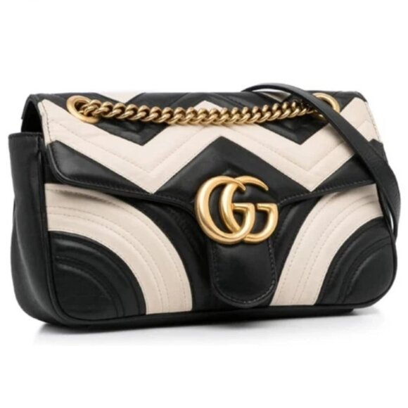 GUCCI GG Marmont Flap Leather Shoulder Bag 675-082725 - Picture 1 of 16